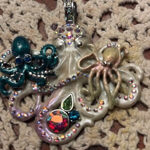 Colorful Octopus Pendant Necklace